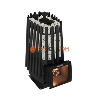 Дровяная печь для бани Grill’D Cometa 350 Vega Short Window Max