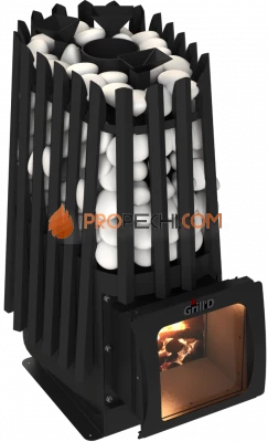 Банная печь Grill'D Cometa Vega 350 Short Window Max