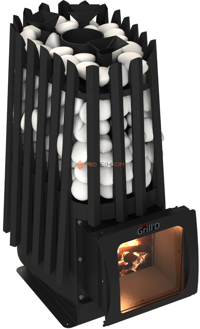 Банная печь Grill'D Cometa Vega 350 Short Window Max