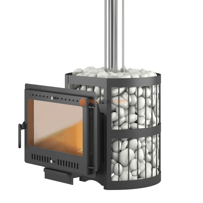 Печь для бани ЭТНА 18 (Панорама)