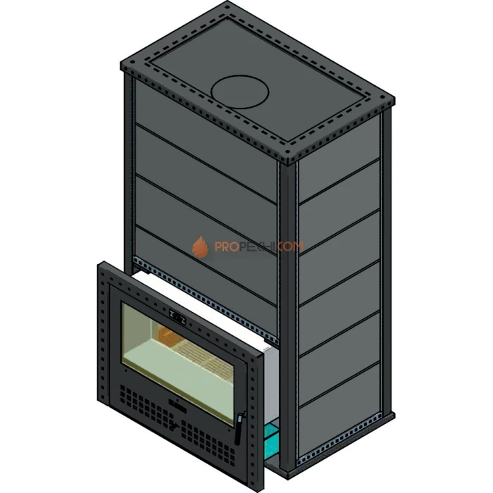 Газовая печь для бани Klover 100-RV 310S ( Талькомагнезит )