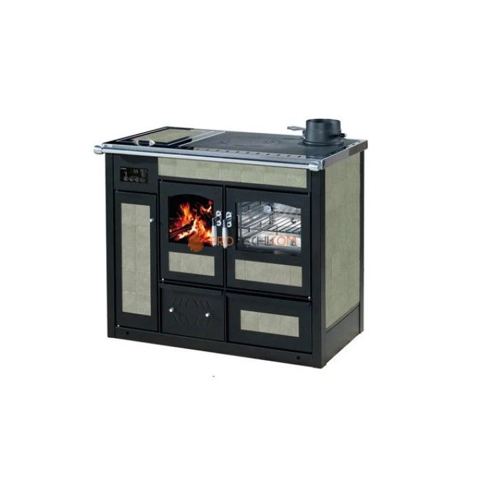Отопительно-варочная печь Klover TERMOCUCINA K-KP (verde lichene)