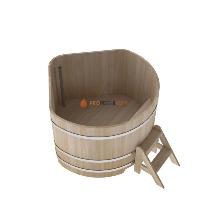 Купель BentWood угловая из кедра 1,53х1,53 премиум