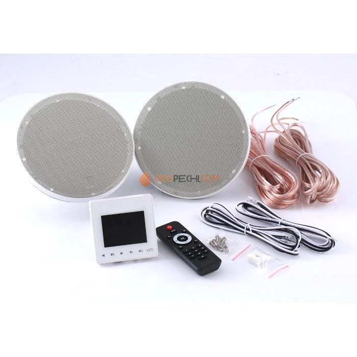 Комплект акустической системы для сауны и хамам, bluetooth, USB, SD STEAMTEC TOLO-music system