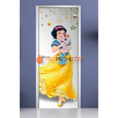 Стеклянная межкомнатная дверь DoorWood с фотопечатью Kids-05, 2000х700 мм
