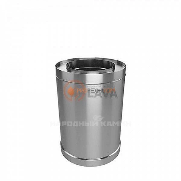 LAVA Труба-сэндвич 150/220, L=250, нерж. 439 (0,5)/439 (0,5) (ПЕРЛИТ)