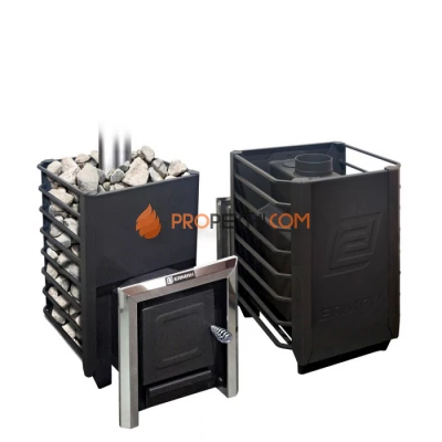 Дровяная печь для бани Ермак 16 Сетка - Классика