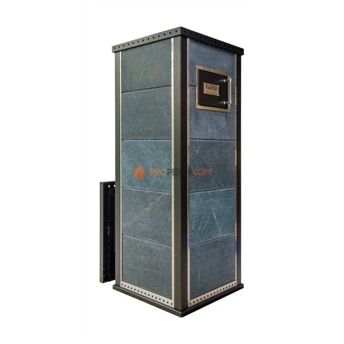 Дровяная печь для бани Klover RT 35-RV ( Жадеит 30мм)