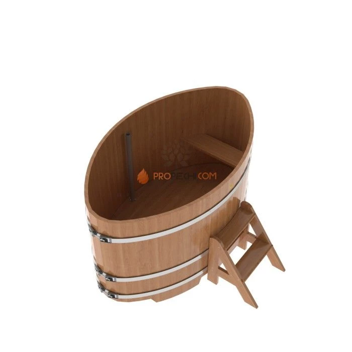 Купель BentWood овальная из натурального дуба 1,02х1,68