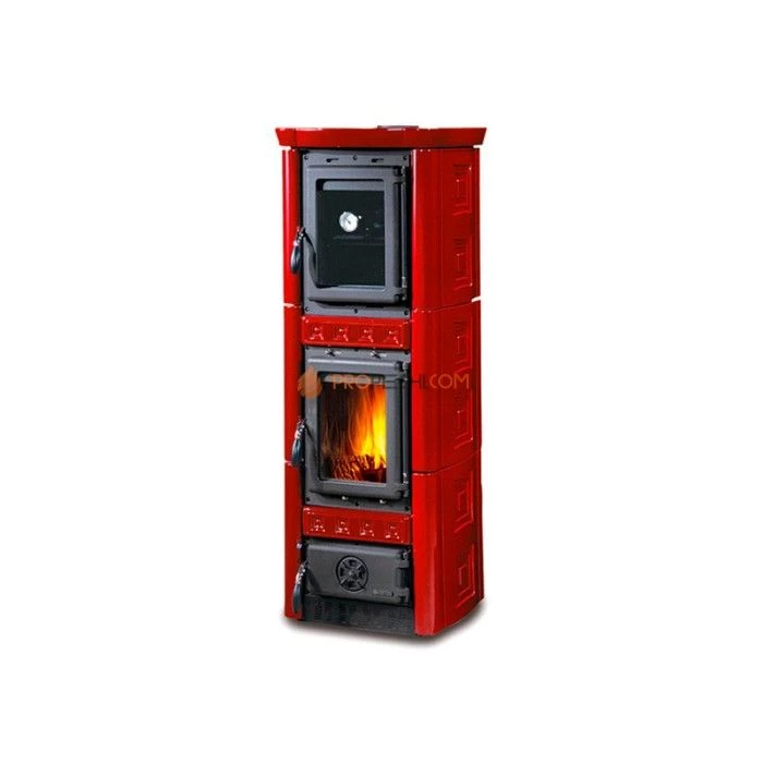 Печь-камин La Nordica Gaia Forno Bordeaux