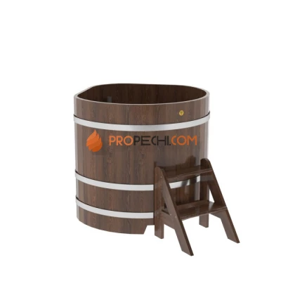 Купель BentWood угловая из мореного дуба 1,03х1,03