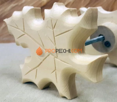 Ручка для бани "Кленовый листок" липа-осина