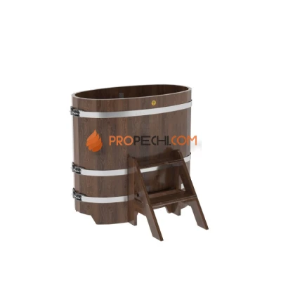 Купель BentWood овальная из мореного дуба 0,59х1,06