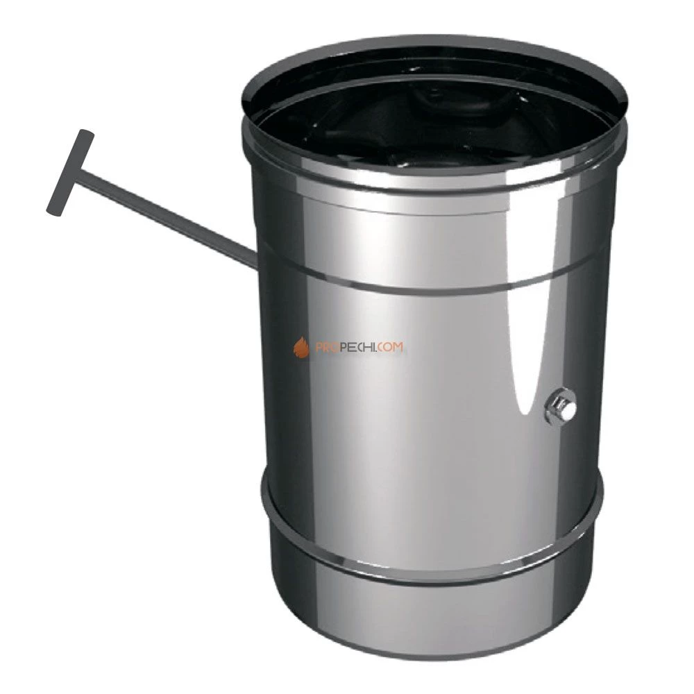 ЗАДВИЖКА ПОВОРОТНАЯ D250, AISI 321, 0.8 ММ 