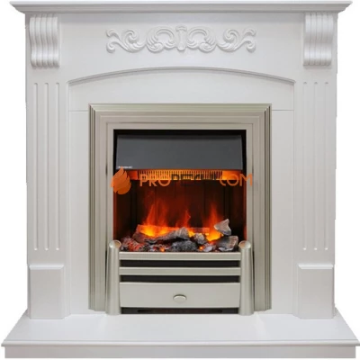 Каминокомплект Dimplex Sorrento угловой - Белый дуб с очагом Chesford