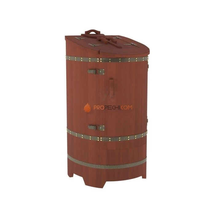 Фитобочка BentWood из кедра со скосом Премиум Спелая Вишня