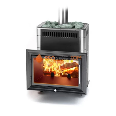 Печь для бани Термофор Витрувия II Carbon БСЭ ТО антрацит НВ