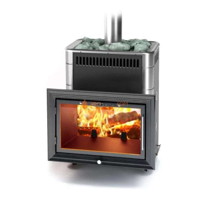 Печь для бани Термофор Витрувия II Inox БСЭ ТО антрацит НВ