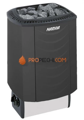 Электрическая печь HARVIA Sound HMS450400M M45 Black со встроенным пультом