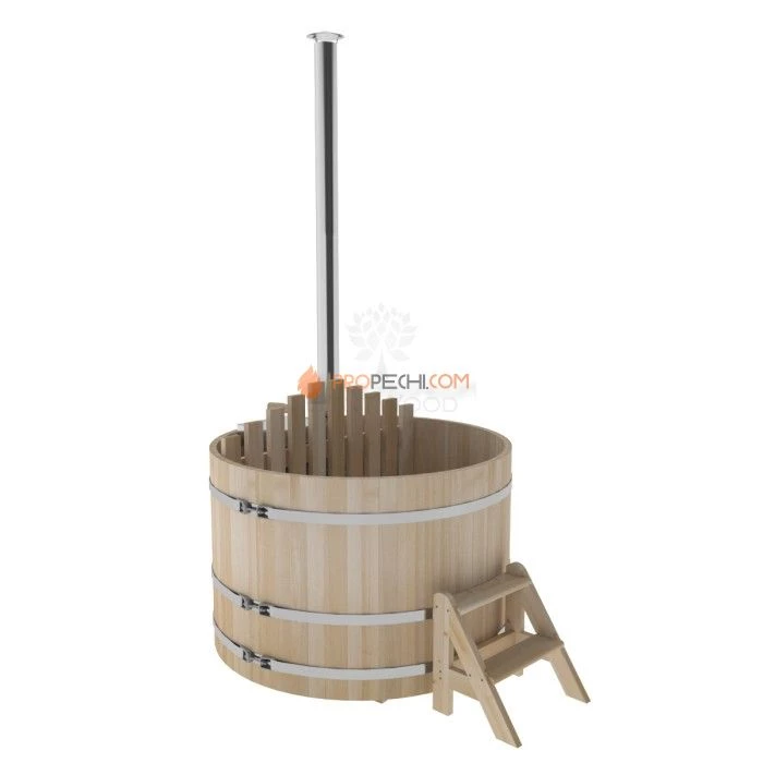 Фурако BentWood из кедра D=1.5 с внутренней печкой премиум