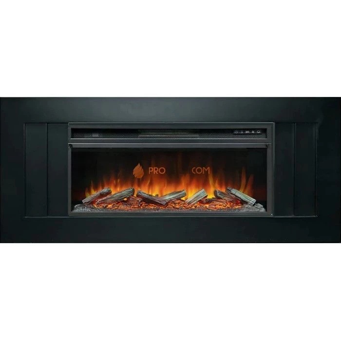 Каминокомплект Royal Flame Line 42 - Черный с Электрическим очагом Vision 42 LOG LED