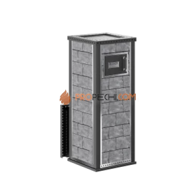 Дровяная печь для бани Klover RT 100-RV 310S ( Талькомагнезит, Design 02 )