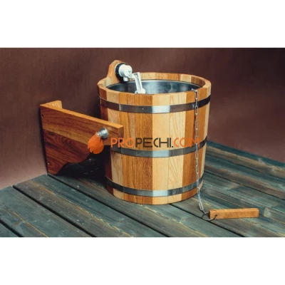 Обливное устройство 12л. с нерж. вставкой Дуб