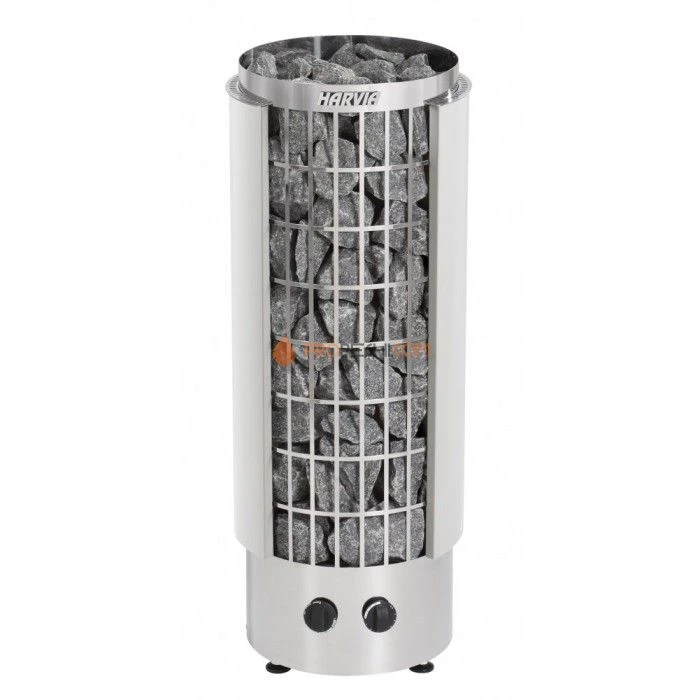 Электрическая печь Harvia Cilindro PC90Н White (со встроенным пультом)