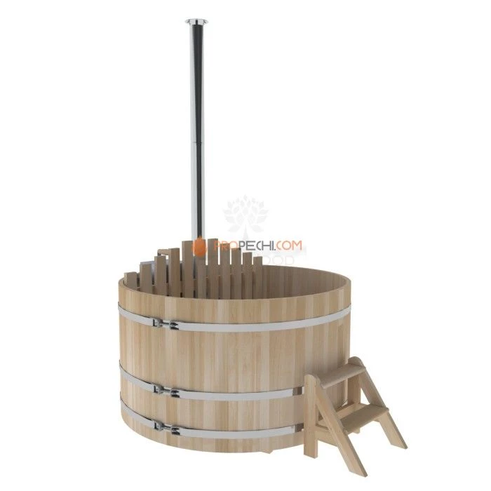 Фурако BentWood из кедра D=1.8 с внутренней печкой премиум