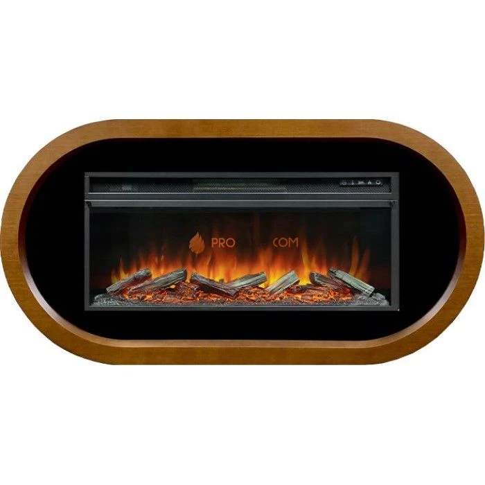 Каминокомплект Royal Flame Ellips - Орех (ширина 1450 мм) с очагом Vision 42 LOG LED