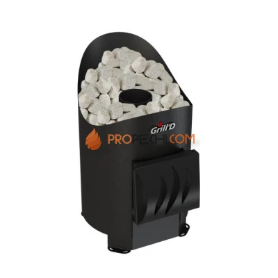 Дровяная печь для бани Grill’D Aurora mini Short