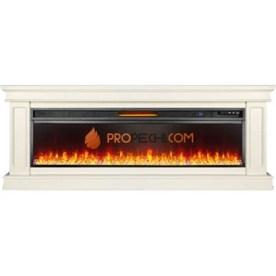 Каминокомплект Royal Flame Geneva 60 - Слоновая кость с очагом Vision 60 LED