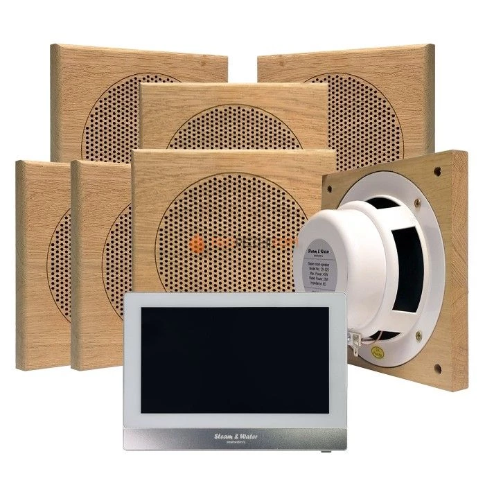 Комплект акустической системы SW-S7 SOUND SAUNA (семь колонок, квадрат)