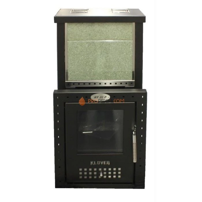 Печь для бани KLOVER RT-20P Серпентинит (дровяная)