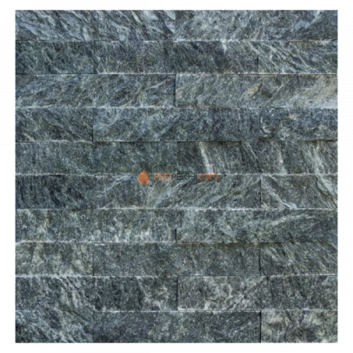 Плитка Гефест 200x40x20 рваный камень змеевик