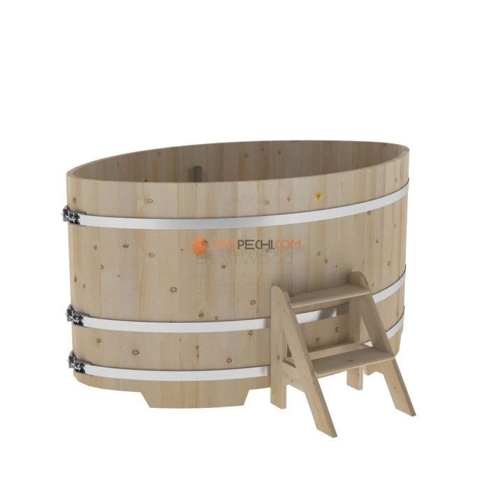 Купель BentWood овальная из кедра 1,15х1,83 стандарт
