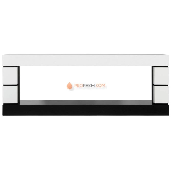 Портал Royal Flame Modern - Белый с черным