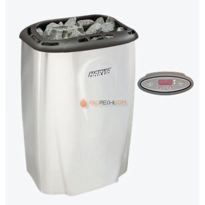 Электрическая печь Harvia Moderna V80Е-1 Titanium (с выносным пультом в комплекте)