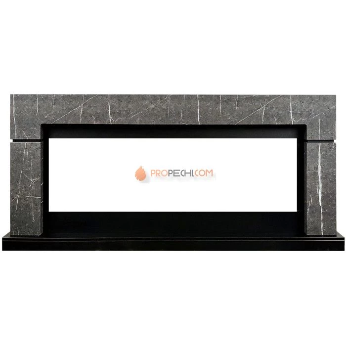 Каминокомплект Royal Flame Lindos 60 SFT - Серый мрамор с очагом Vision 60 LED