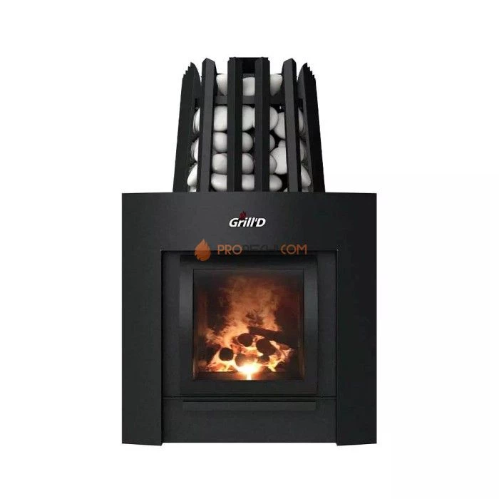 Дровяная печь для бани Grill’D Cometa 350 Vega Window Max