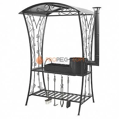 Мангал Везувий Березка