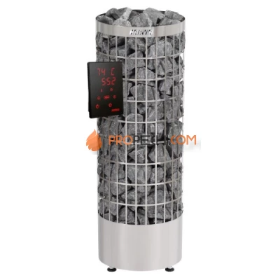 Электрическая печь Harvia Cilindro PC110XE Steel (с выносным пультом в комплекте)
