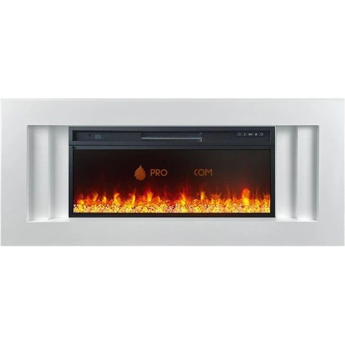 Каминокомплект Royal Flame Line 42 - Белый с Электрическим очагом Royal Flame Vision 42 LED