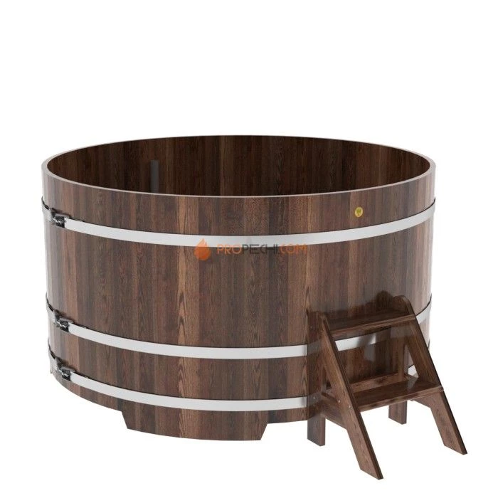 Купель BentWood круглая из мореной лиственницы d=1,80