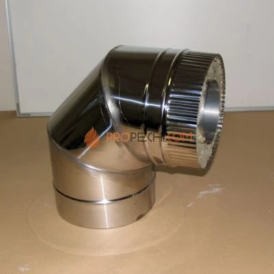 Отвод 90гр. D=180\280 Sвнутр.=1.0 aisi 321-оцинк. ФлюГранд