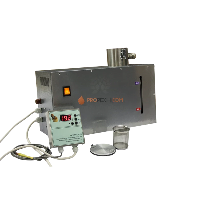 Парогенератор BentWood проточный 2,5 Квт. с таймером учета процедуры