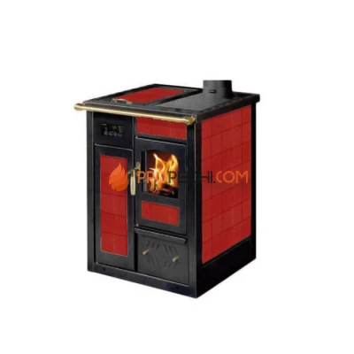 Отопительно-варочная печь Klover Термокухня (rosso madrid)