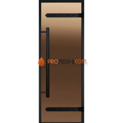 Дверь для бани Harvia Legend STG 8x21 коробка сосна, стекло бронза