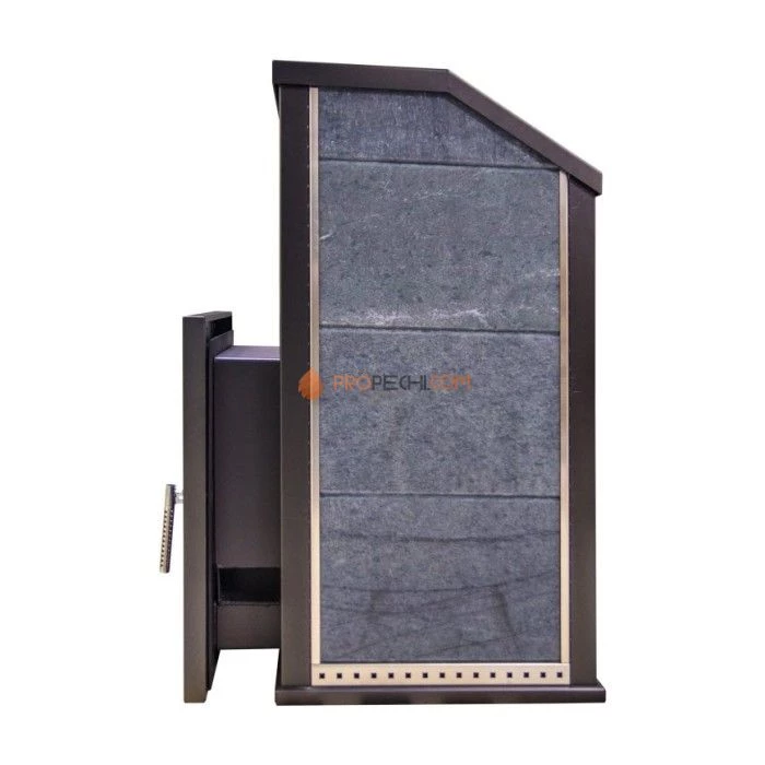 Дровяная печь для бани Klover RT 35-P ( Серпентинит 30мм)