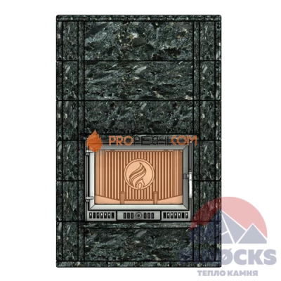 Каминная облицовка Pirocks Стокгольм (пироксенит)